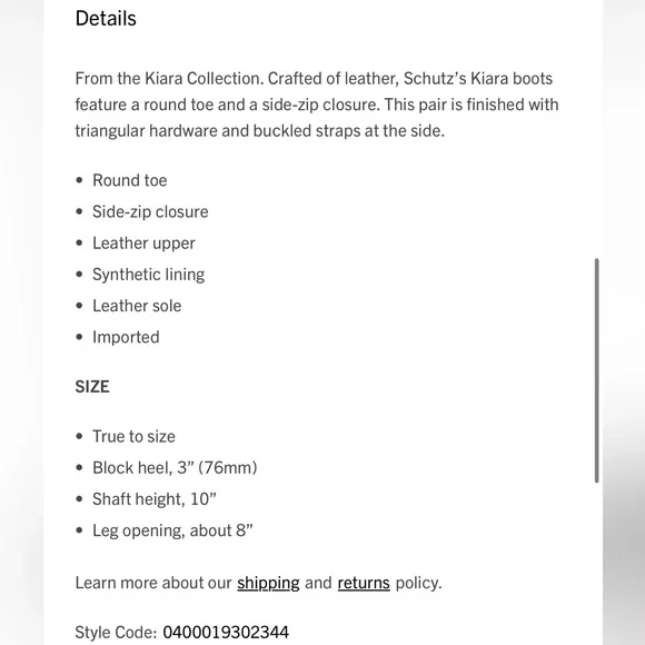 Saks Schutz NIB Kiara Leather Boots - Picture 7 of 11